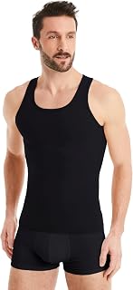 FINN Shapewear Men's Compression Shirt and Tummy Control Tank Top