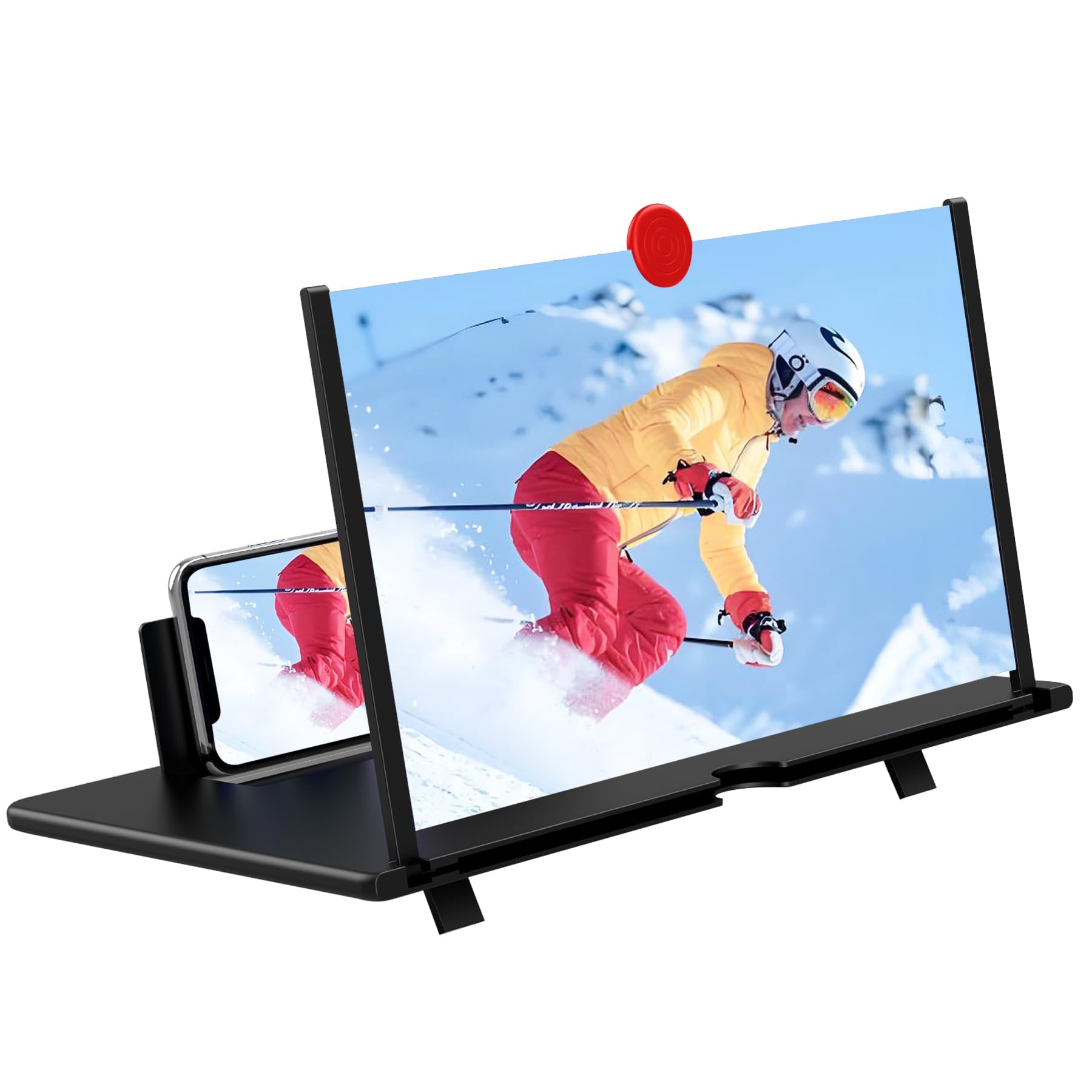 14" Screen Magnifier,3D HD Mobile Phone Magnifier Projector Screen Enlarger for 