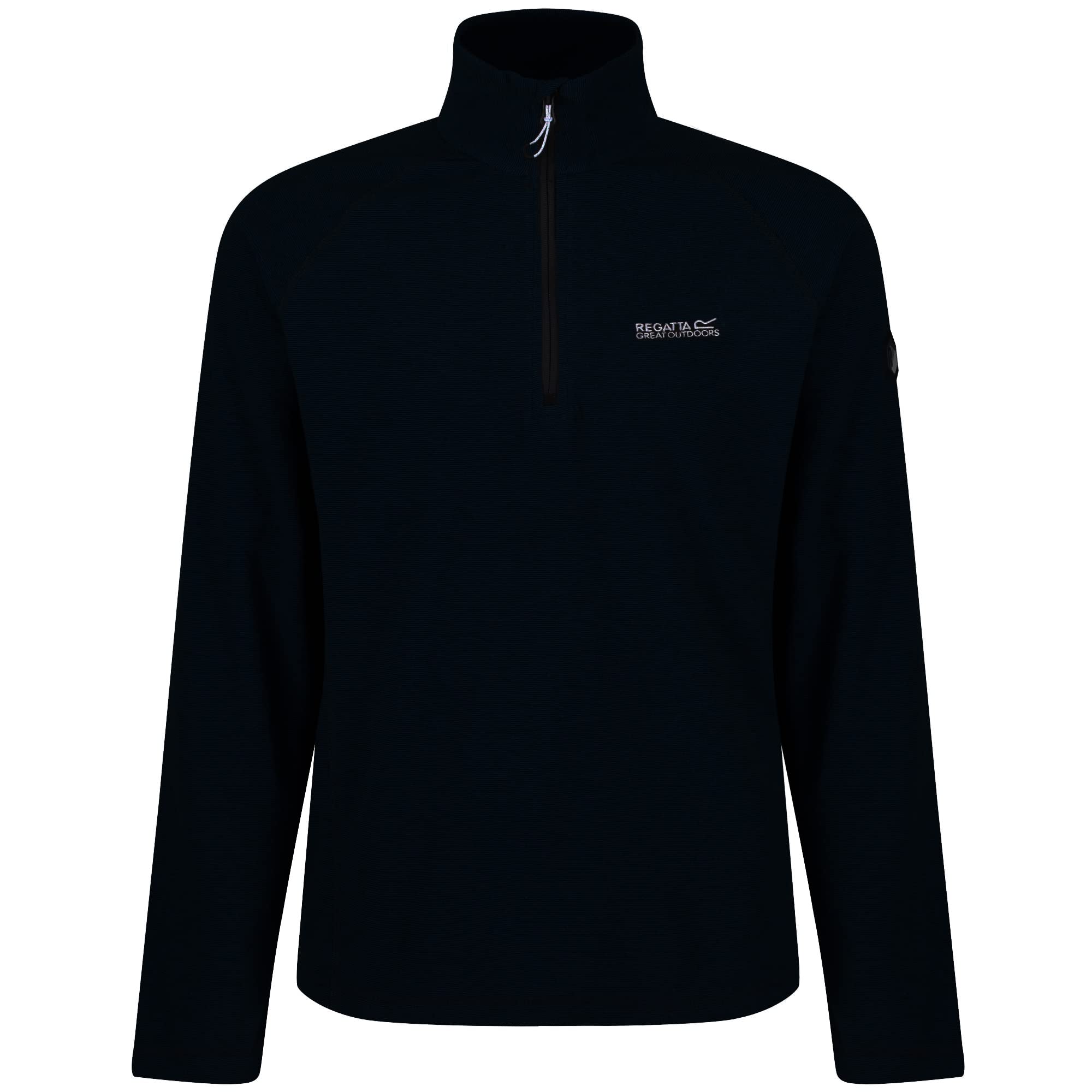 Regatta Mens Montes 1/2 Zip Mini Stripe Outdoor Fleece Pullover