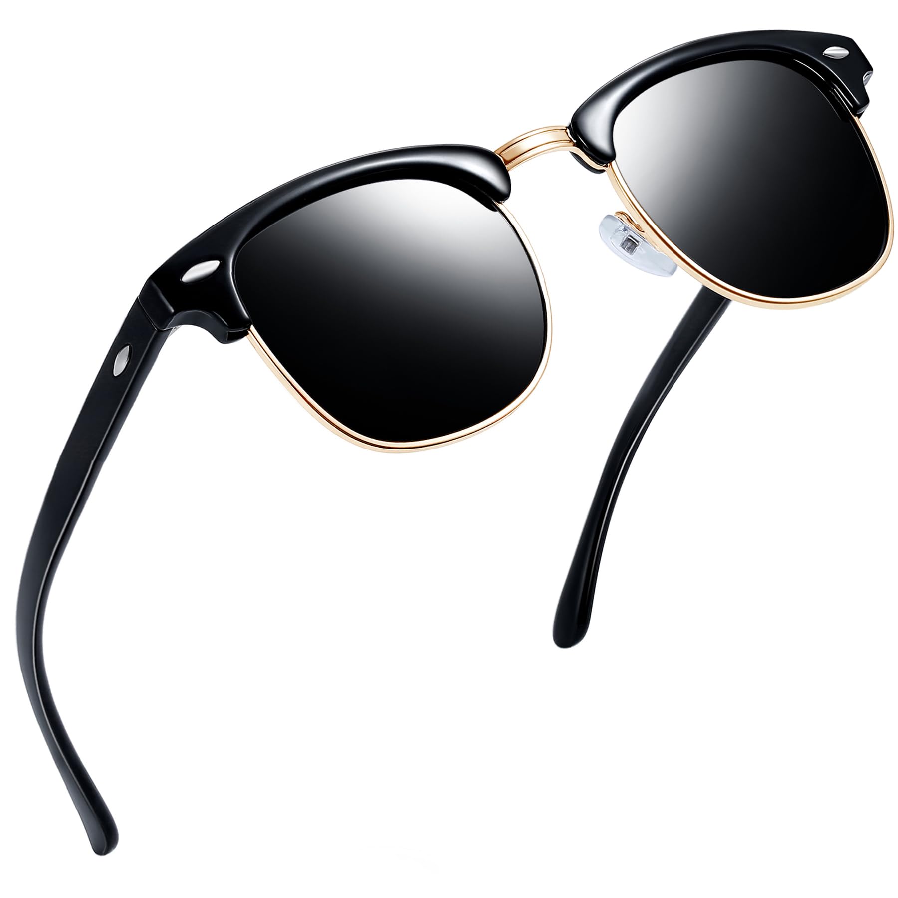 Joopin Classic Half-Frame Sunglasses Men's Polarised UV400 Driving