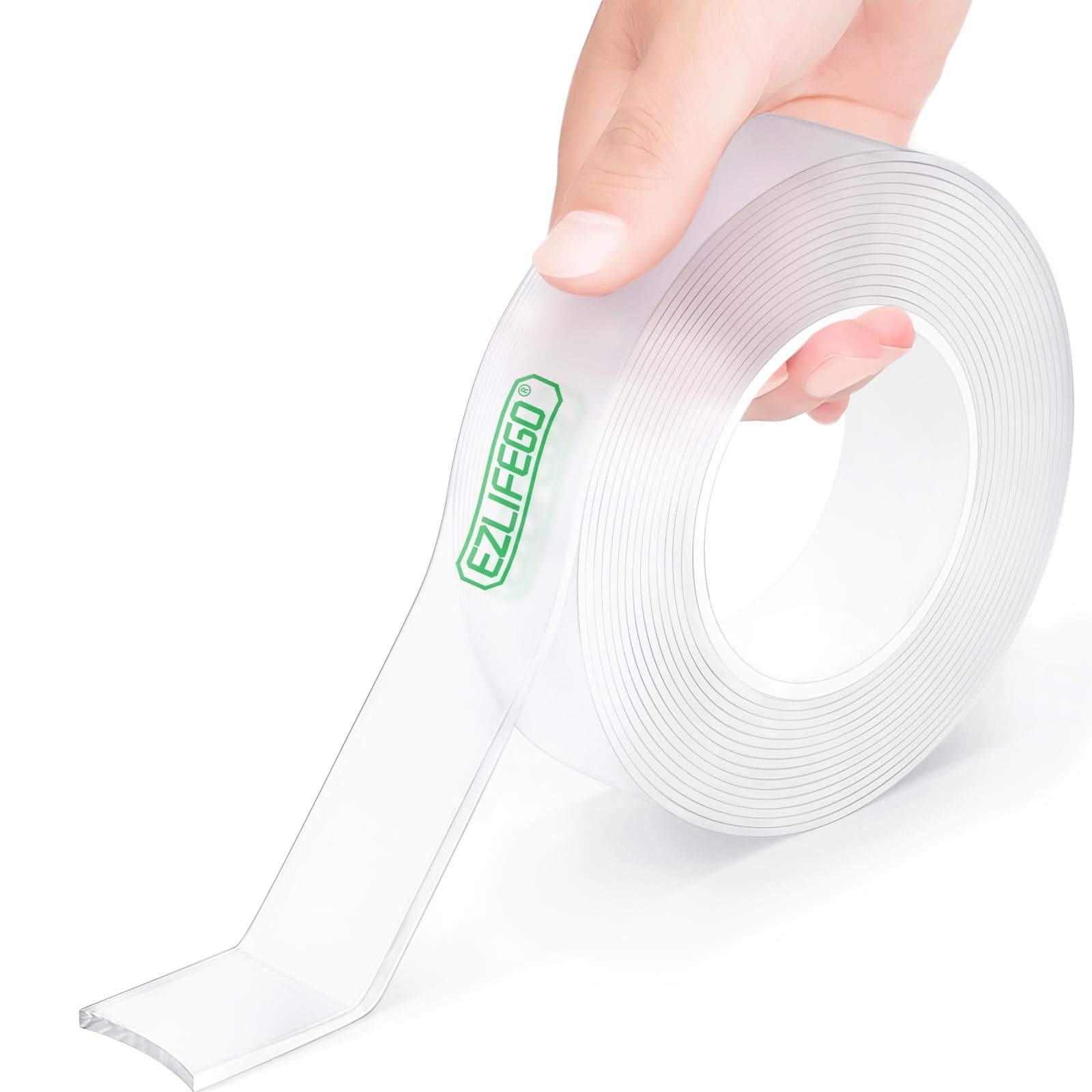 EZlifego Heavy Duty Invisible Bond Nano Double Sided Mounting Tape, 9.85FT | Nan