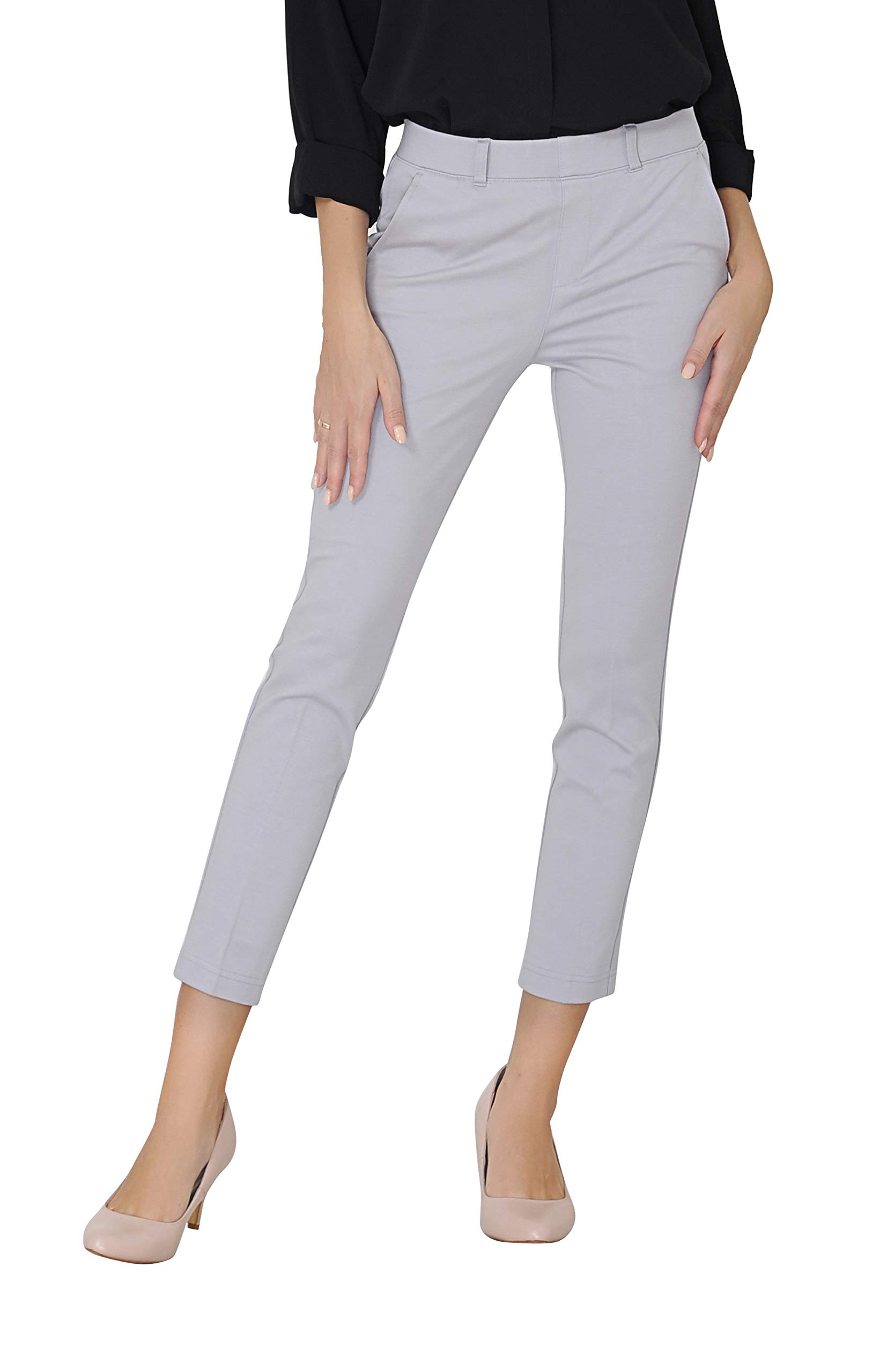 Marycrafts Women's Pull On Stretch Yoga Dress Business Work Pants