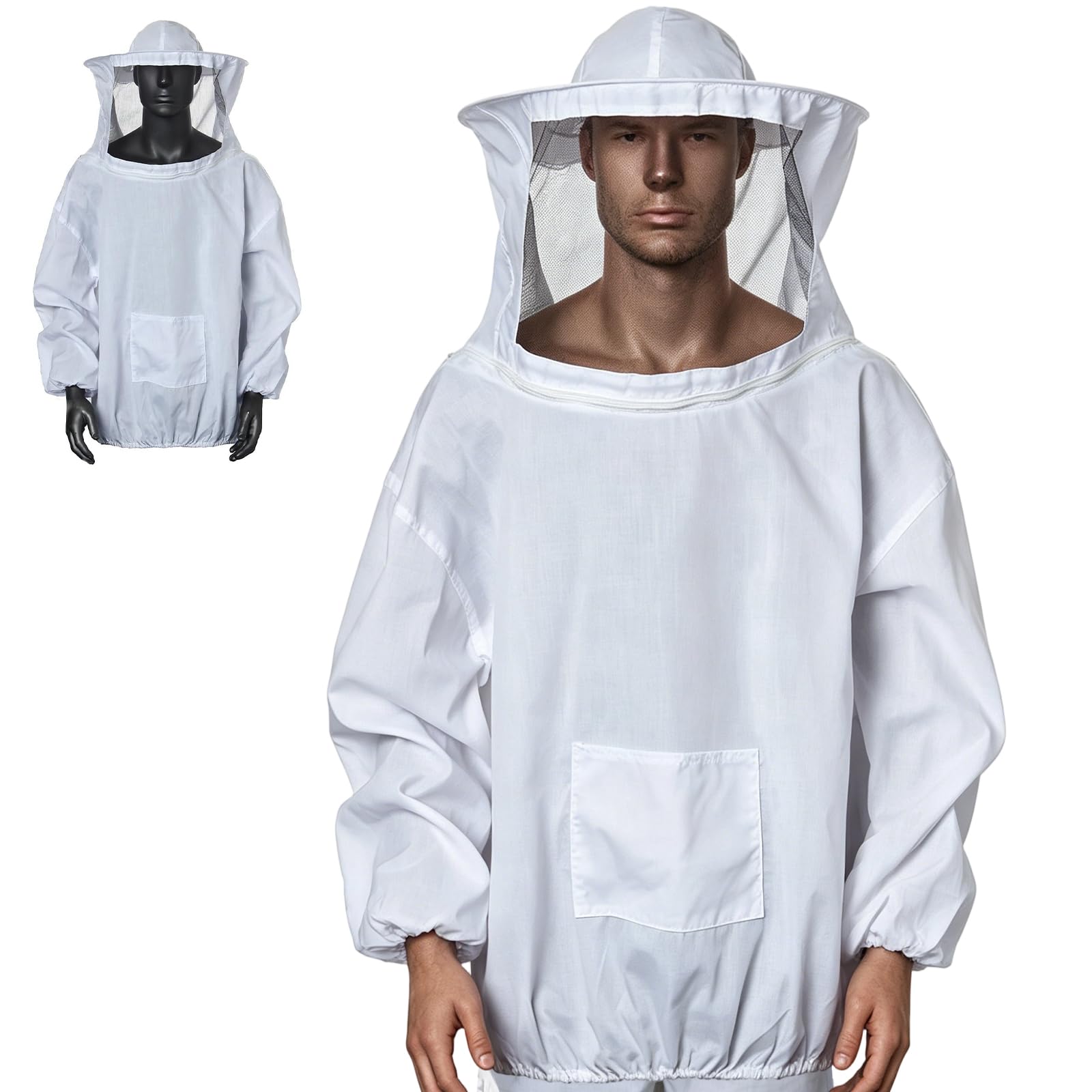 Cisixin Protective Bee Keeping Suit, Bee Keeper Outfit, Beekeeper Ventilated Sui