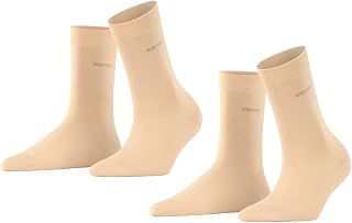 ESPRIT Women's Basic Easy 2-Pack Cotton Breathable Socks