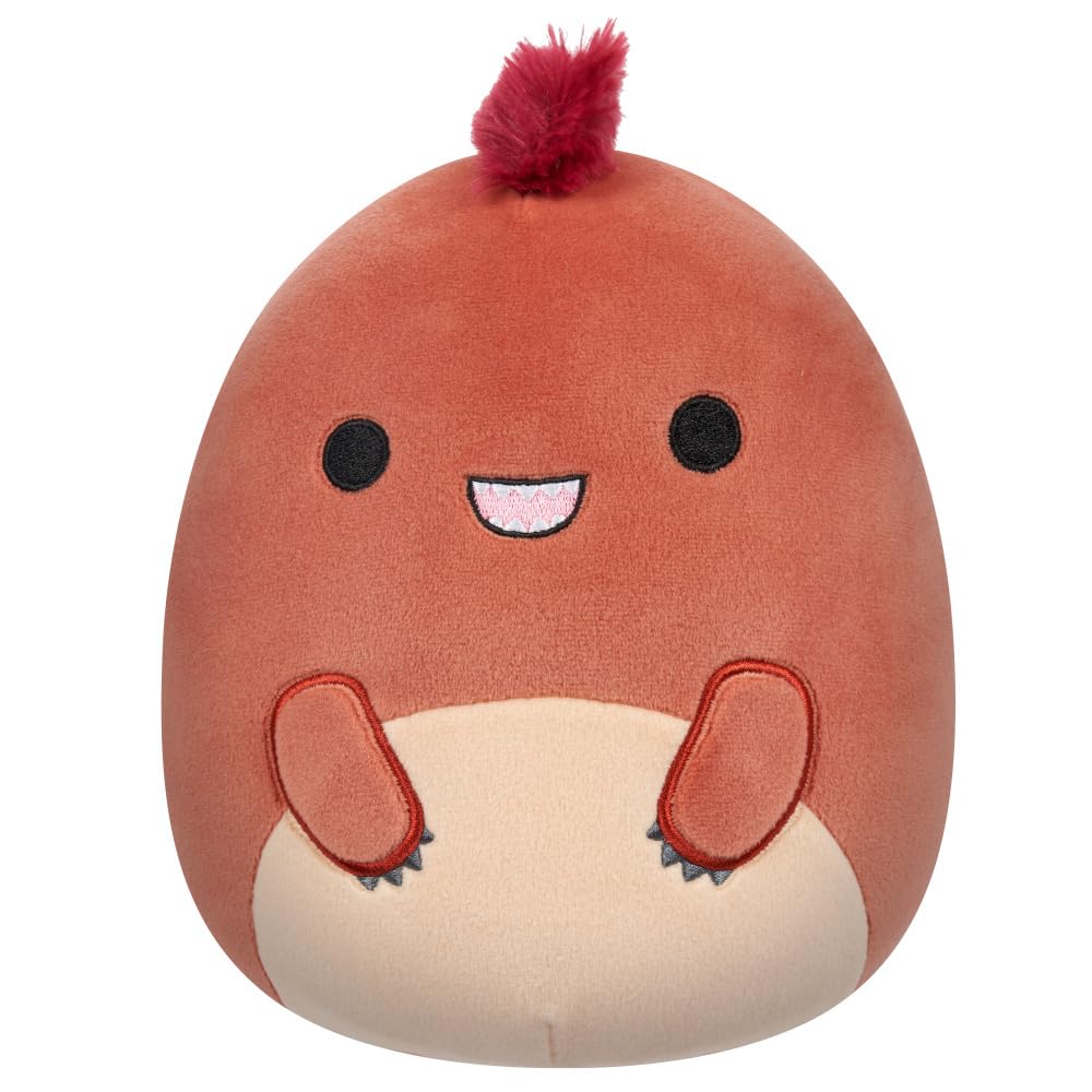 Squishmallows Original 8in Kelly the Red Velociraptor – Official Jazwares Plush 