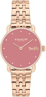COACH Elliot Women's 2H Quartz Watch - Stainless Steel Bracelet - Water Resistant up to 3ATM/30 Meters - Premium Fashion - Classic, Minimalist Design for Everyday Wear - Gift for Her - 28mm