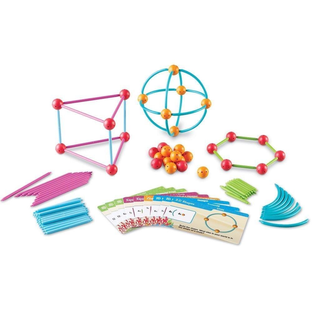 Learning Resources Dive Into Shapes! A Sea & Build Geometry Set | Kids Math 3d S