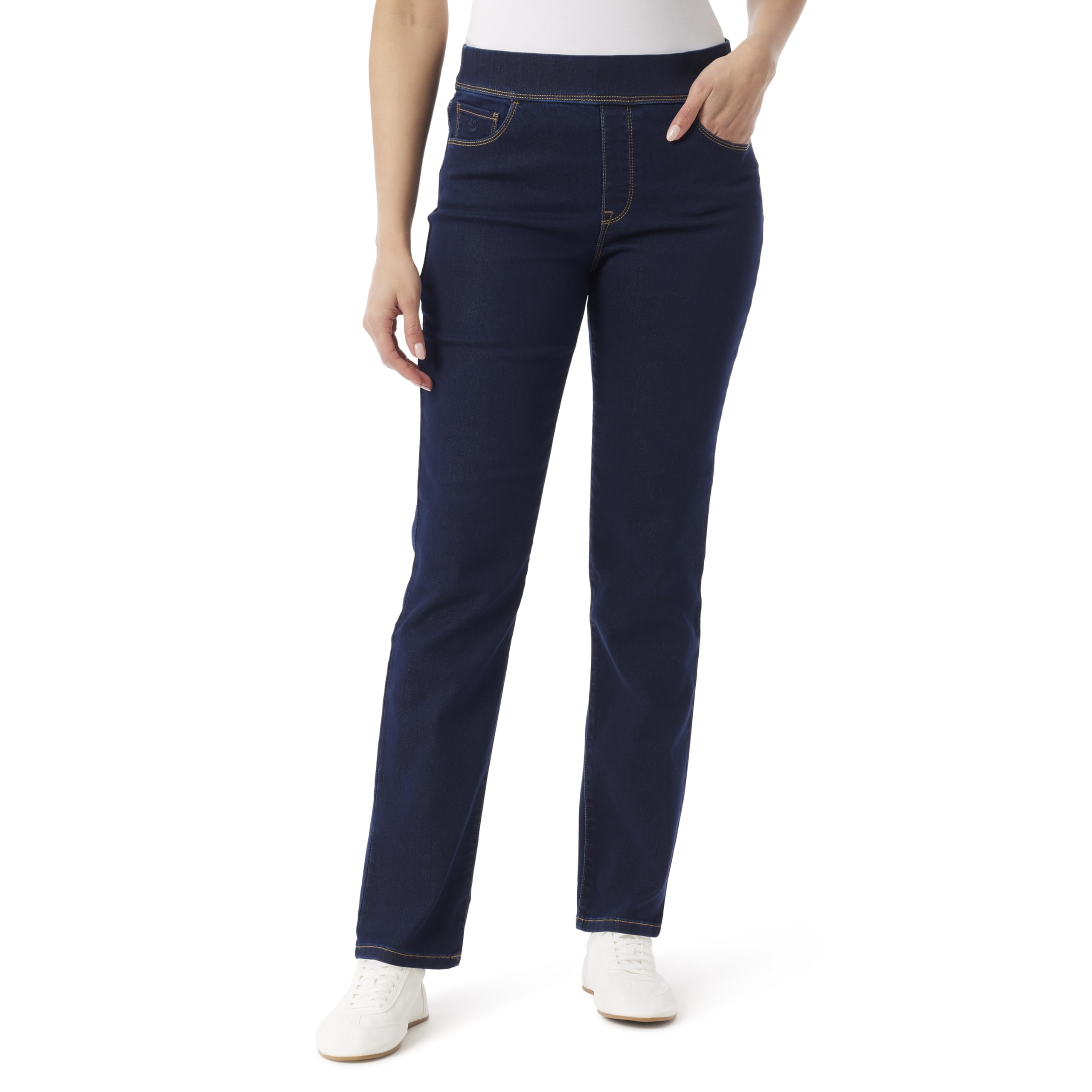 Gloria Vanderbilt - Amanda Pull On HR Jean, Women's Jeans