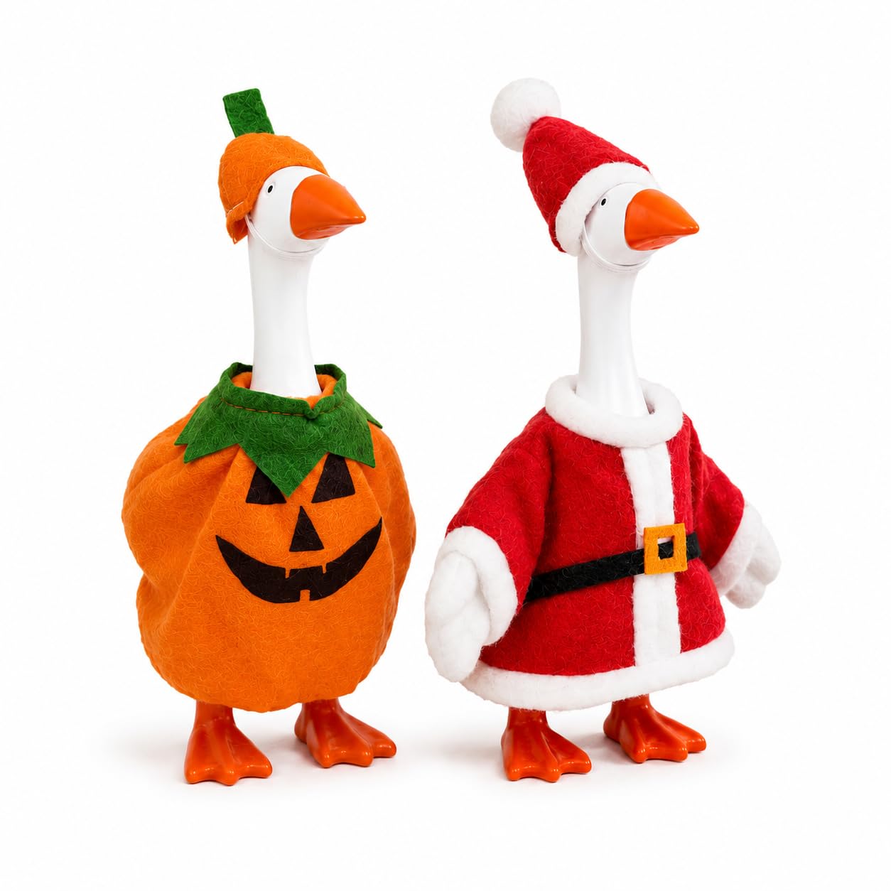 2 Pack Desk Goose Outfits 7 Inch for Halloween & Christmas | Desk Goose Holiday 
