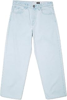 Volcom - Billow Loose Fit Baggy Denim Jeans - Relaxed Vintage Style, Soft Cotton Denim, Wide Leg, Men's Trousers