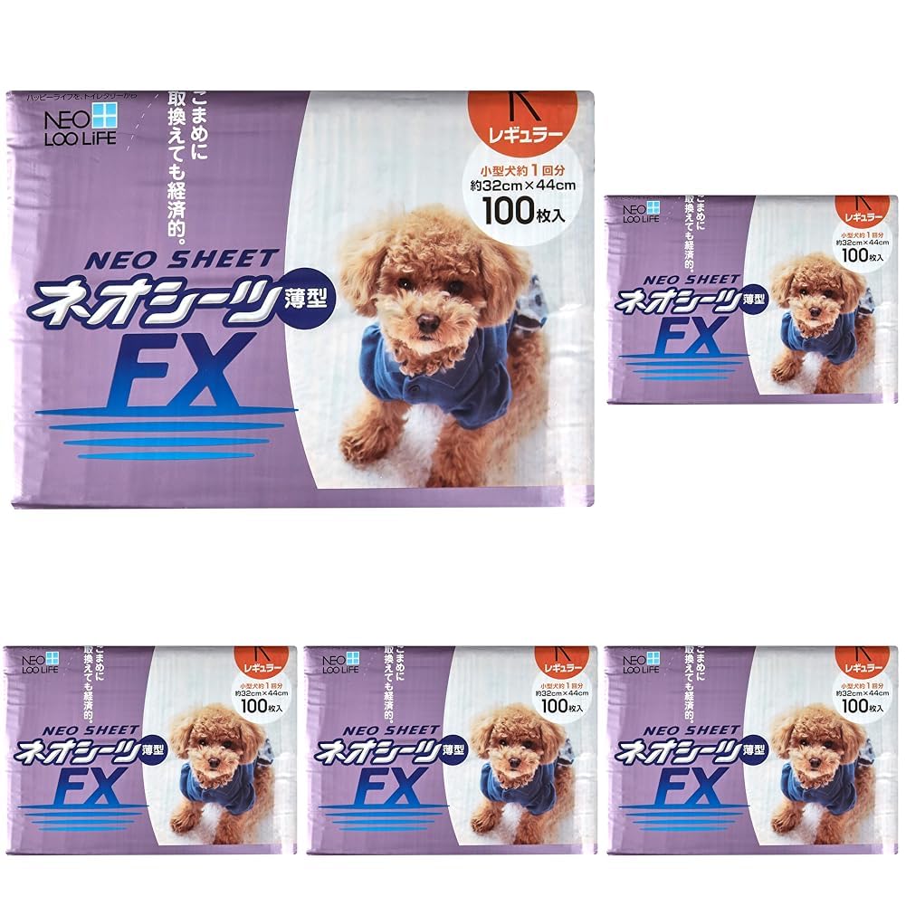 Neo Lu Life Neo Sheets FX Pet Sheets, Thin, Regular, 100 Sheets, Single Item (x 