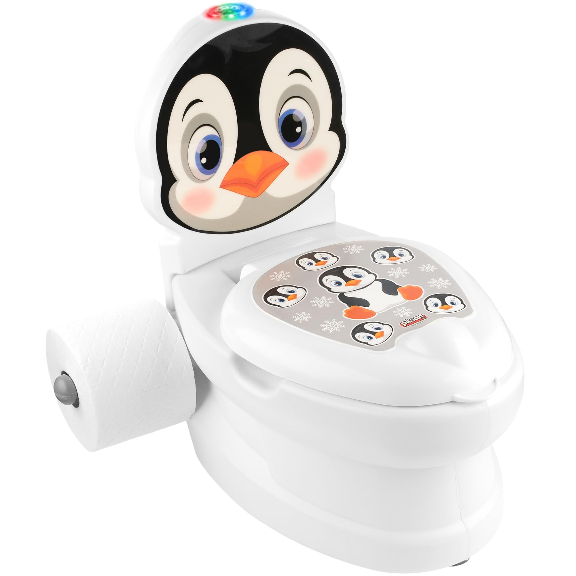 Kids Potty Training Toilet Seat | Toilet Potty with Flush Sound & Light | Portab