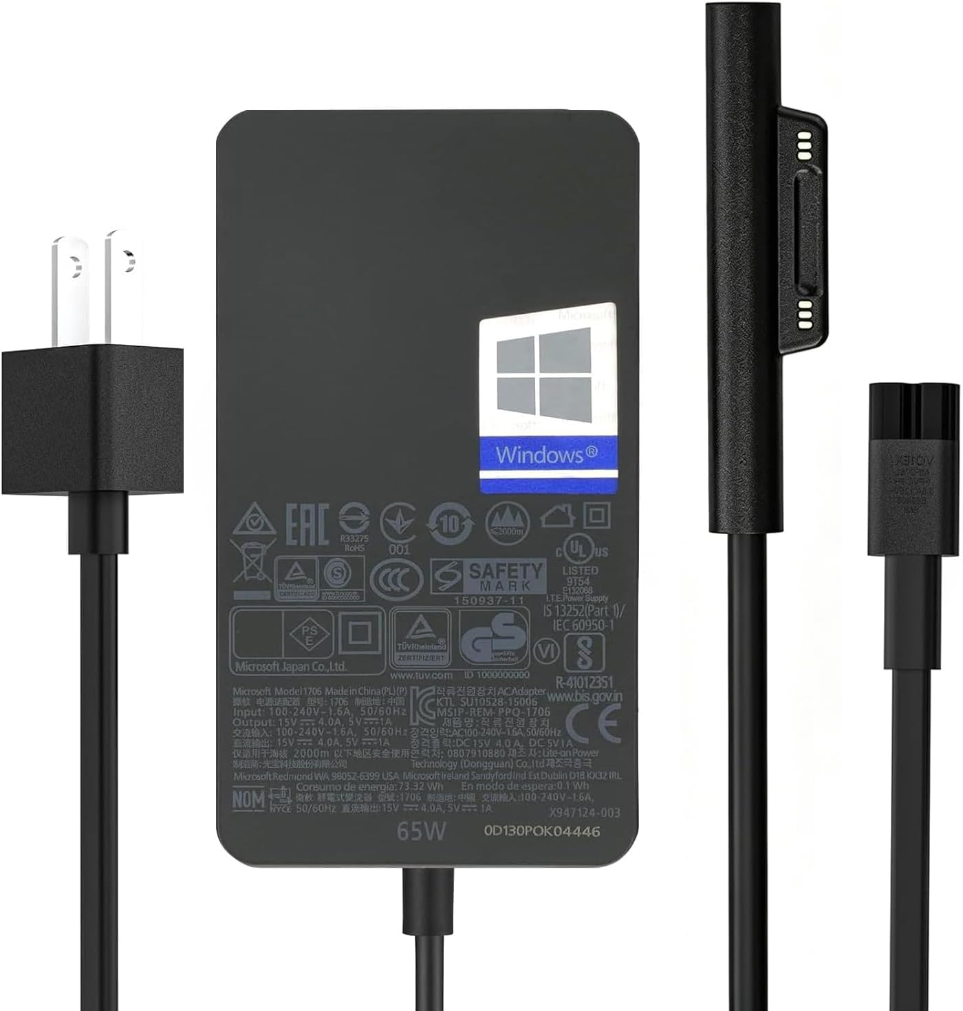 65W Surface Pro Charger Surface Laptop Charger