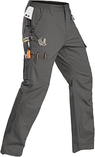 CARWORNIC Men's Flex Ripstop Tactical Cargo Pants Construction Work Pants