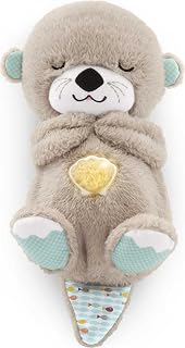 Fisher-Price Soothe ‘n Snuggle Otter Plush Baby Toy | Portable Sound Machine, Breathing Motion, Up To 30 Mins Music &amp; Lights, Newborns 0+ Months