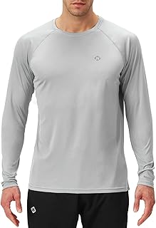 NAVISKIN Men's Rash Guard UPF 50+ Sun Protection Long Sleeve Quick Dry Lightweight Shirt