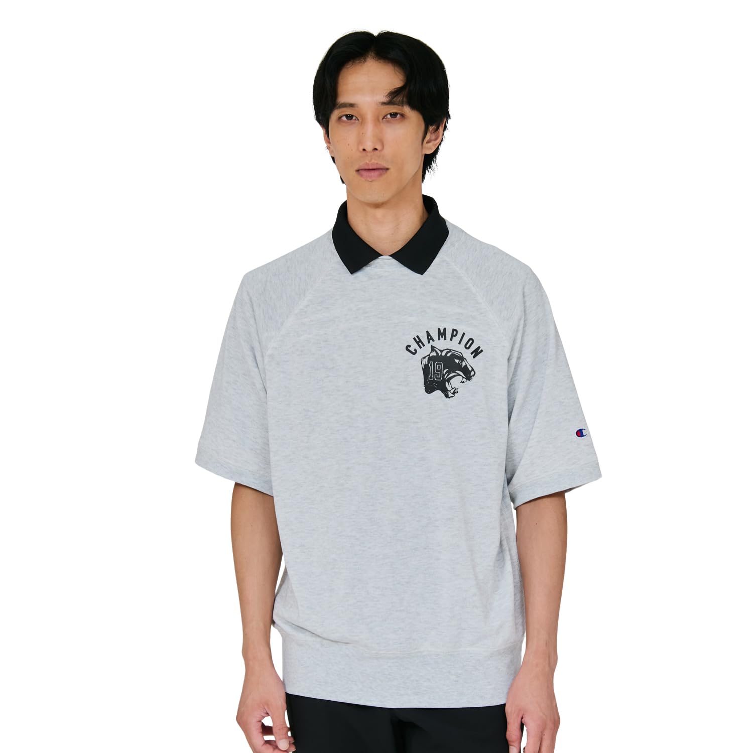 Champion C3-DG001 Men's Top Short Sleeve Stretch UV Protection Quick Dry Graphic