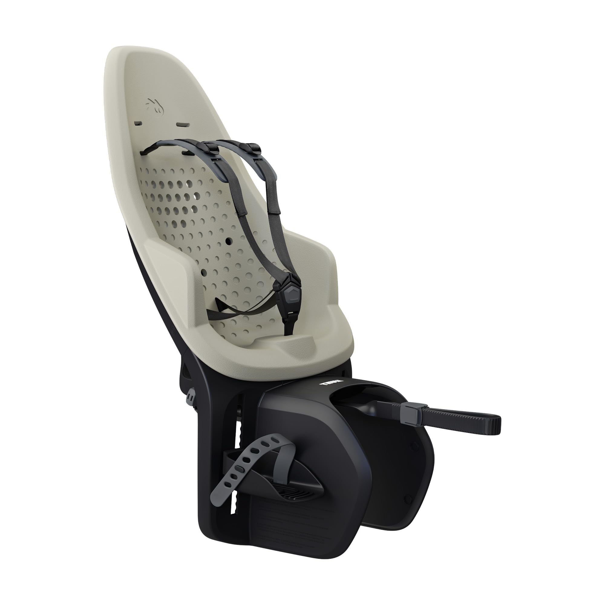 Thule Yepp 2 Mounted Child Bike seat, Adjustable footrests, 5-Point Harness and 