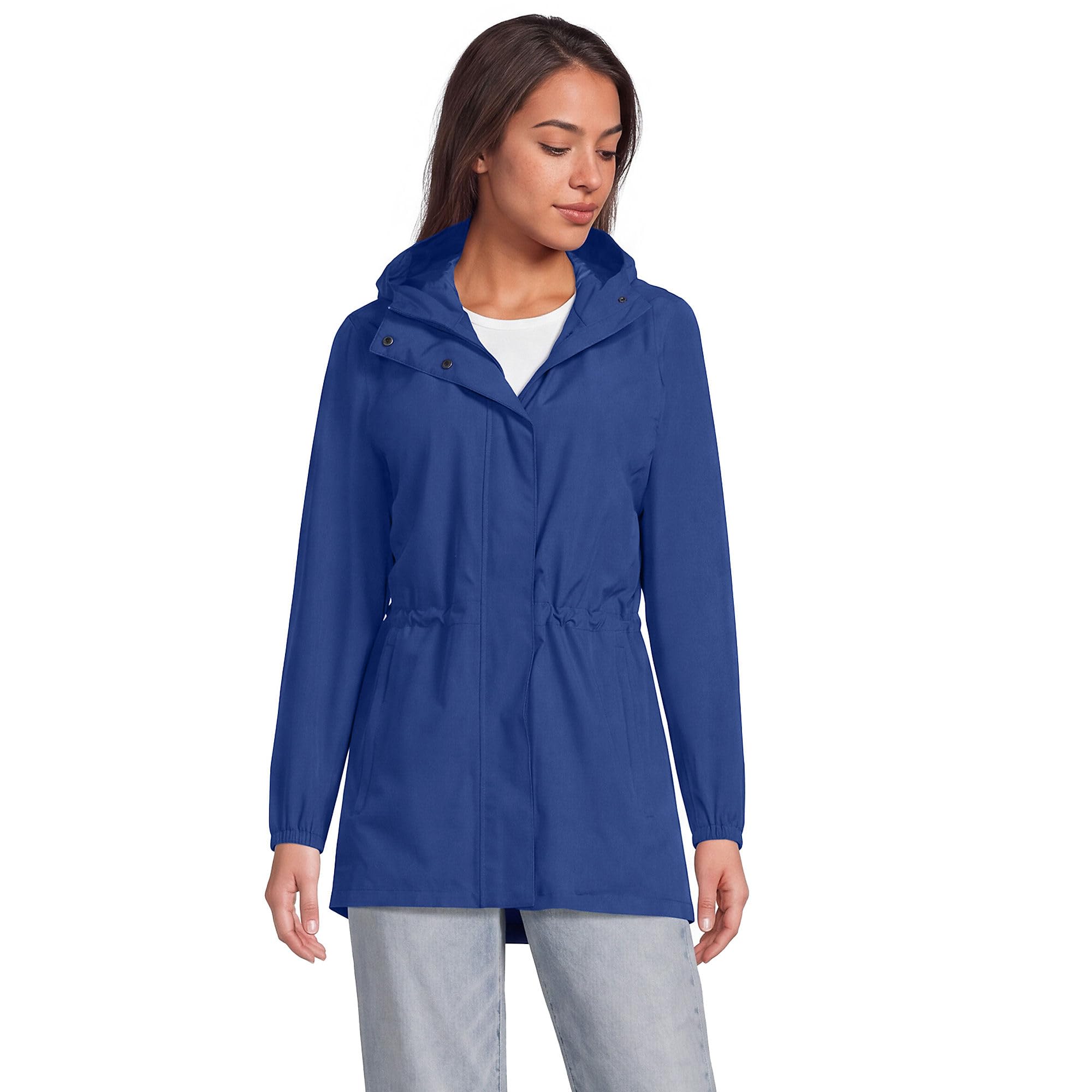 Lands' End Squall Packable Waterproof Raincoat