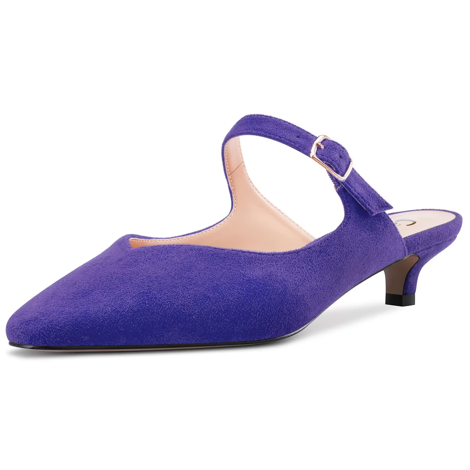 Castamere Women's Stockings Kitten Heel Square Toe Slip-On Sandals Party Classic