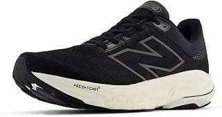 New Balance Fresh Foam X 860 V14 Men's Running Shoes, Black/Ghost/Sea Salt, 10.5 UK