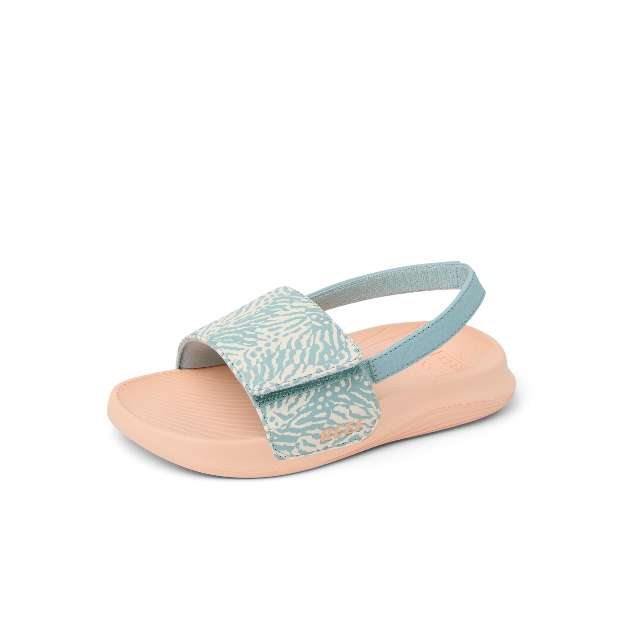 REEF Little Salty Girls Slide Blue Haze 10 C