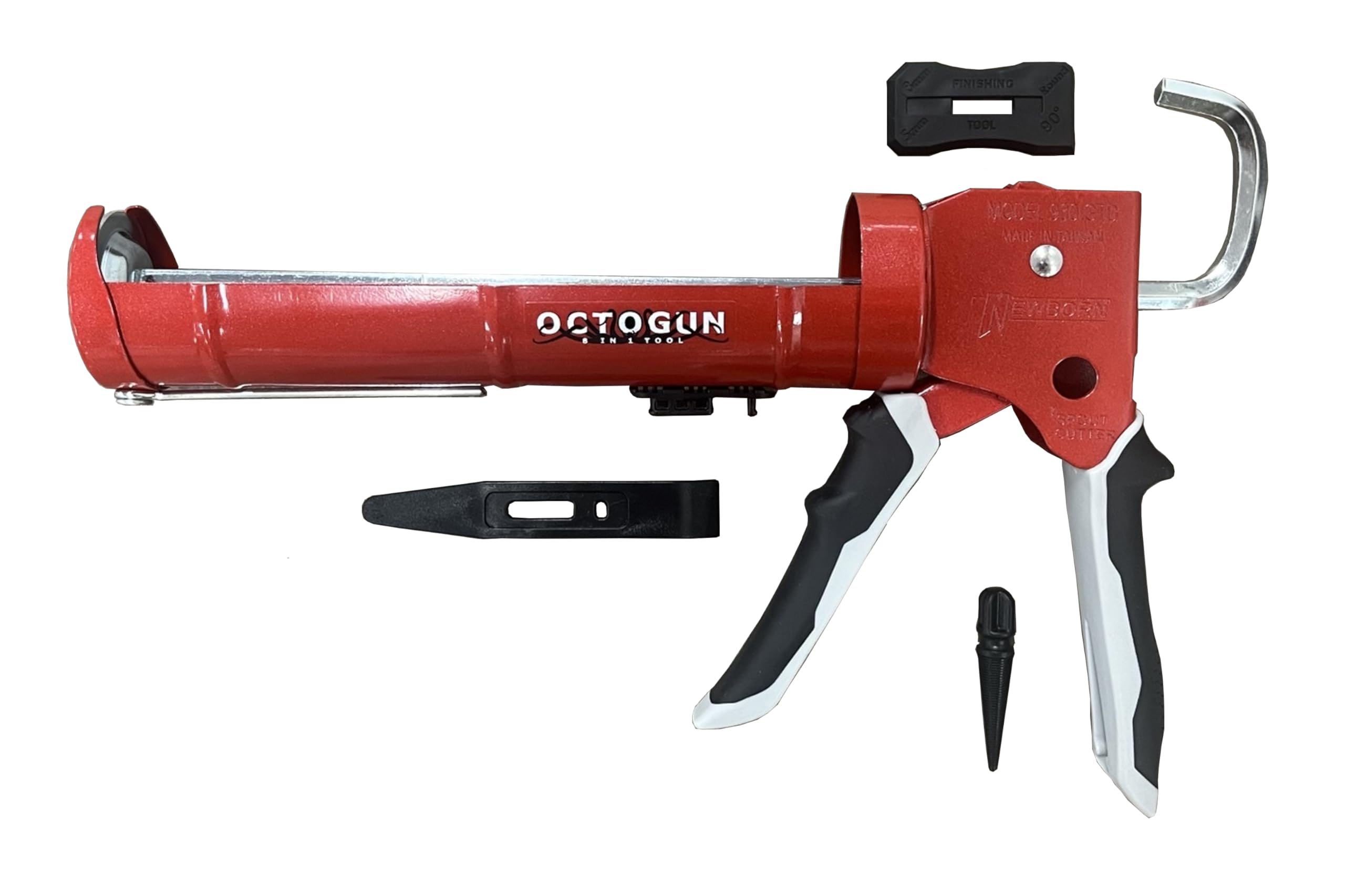 Newborn 930-GTD Drip-Free Smooth Hex Rod Cradle Caulking Gun with Gator Trigger 