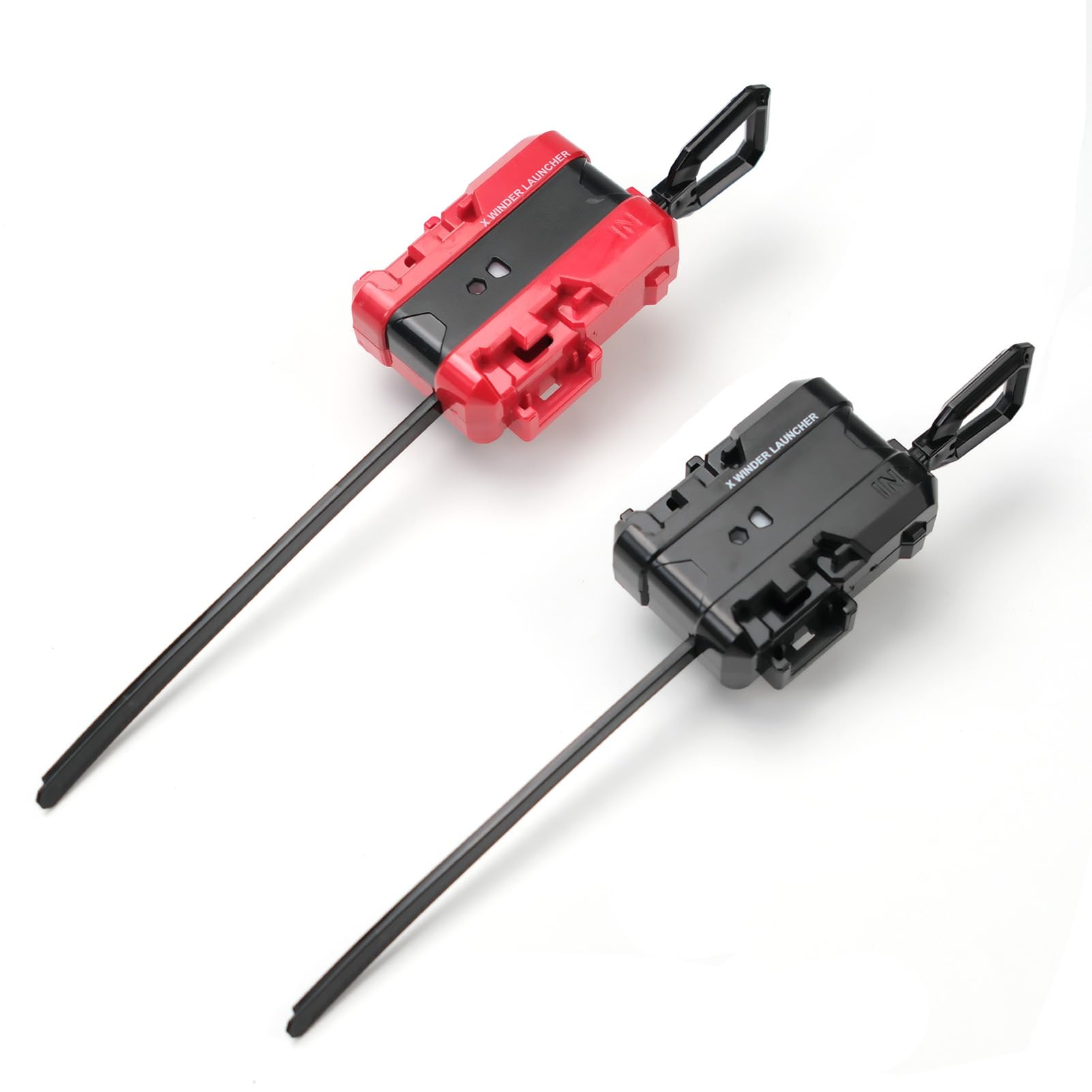 2 Pack X Winder Launchers, Only with X Series Right-Spin Tops (Red + Black) | Re