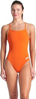 arena Solid Challenge Team Women's One-Piece Swimsuit, Quick Drying Swimsuit, MaxLife Eco Fabric Sports Swimsuit with Maximum Chlorine Resistance and UV Protection UPF 50+