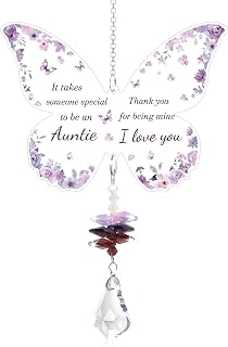 Auntie Gifts, Crystal Suncatcher, Best Auntie Birthday Gifts, For Auntie, Aunty Gift, Gift For Auntie On Mother's Day, Thanksgiving Day, Valentine's Day