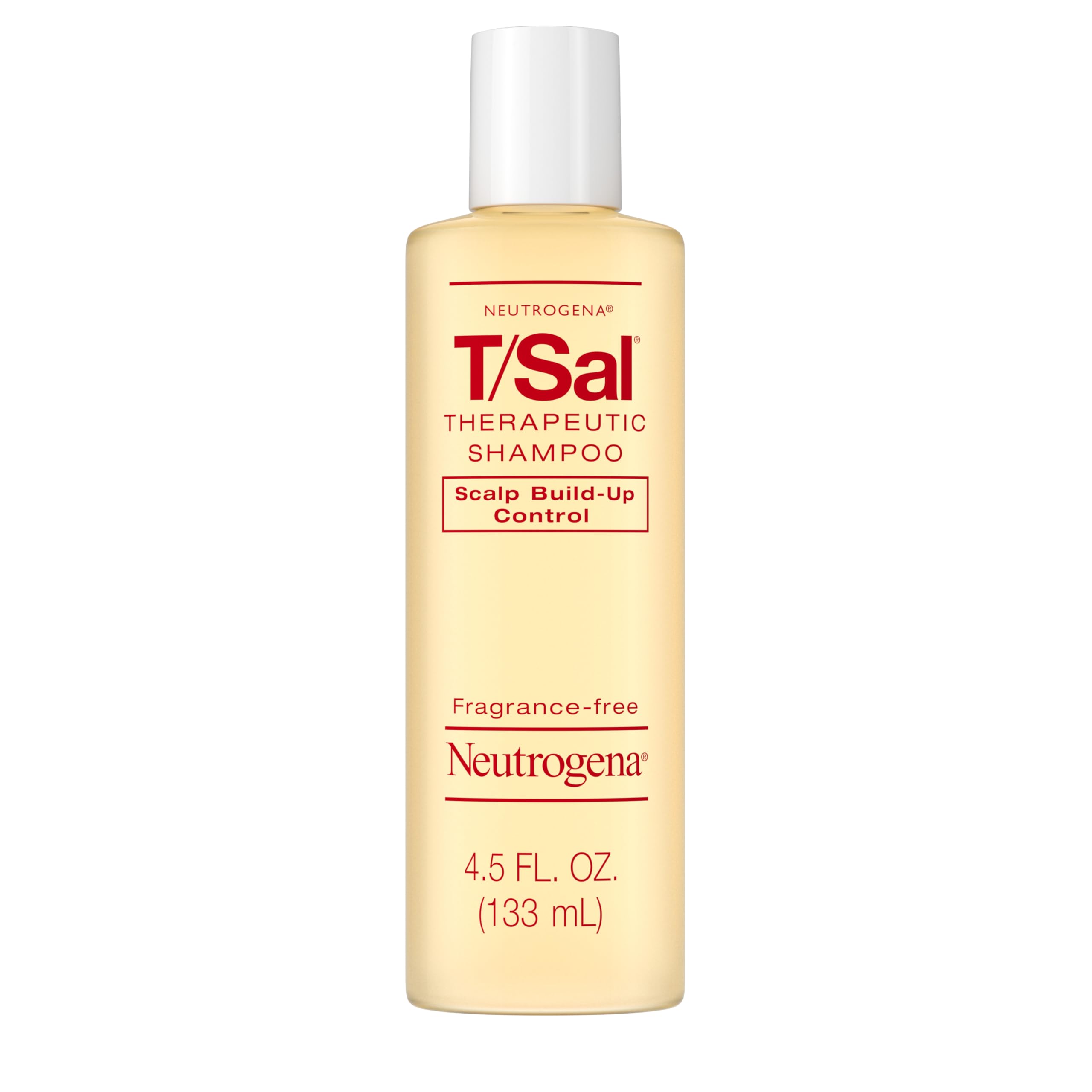 Neutrogena T/Sal Shampoo, Therapeutic Dandruff Control, 4.5 Fl. Oz | Scalp Build