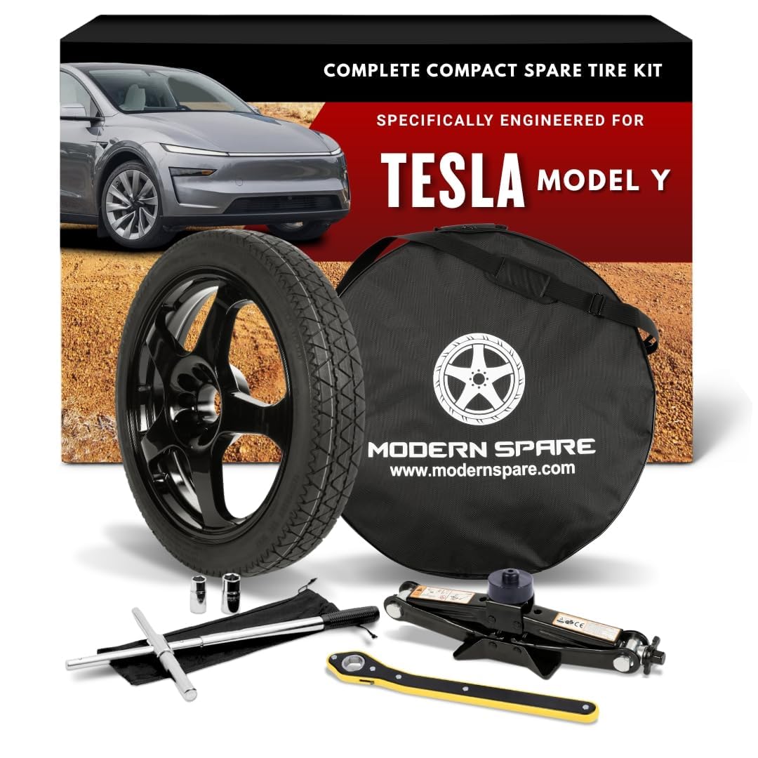 Modern Spare -Fits 2020-2026 Tesla Model Y -Complete Kit With Carrying Case | Co