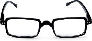 Contacta, Regular Reading Glasses for Men and Women, Practical for Every Face, Rectangular Frame and Flex Temples, Pack with Glasses Case, 21g