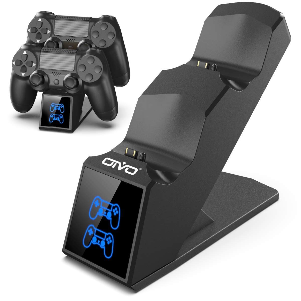 PS4 Controller Charger, PS4 Charger Charging Dock Station Compatible with Dualsh