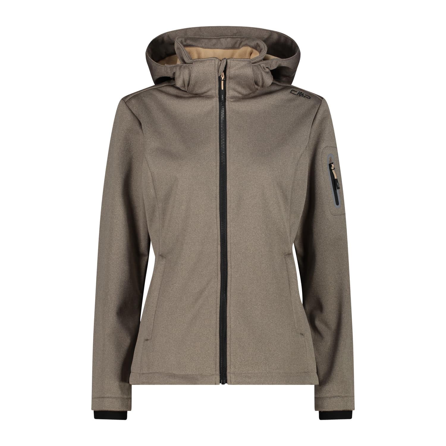 CMP Women's Hooded Zip Softshell Jacket