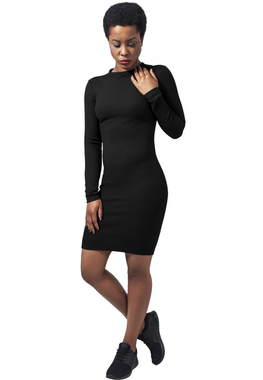 Urban Classics Women's Ladies Rib Dress Dress (Pack of 1)