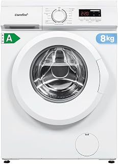 COMFEE ' Washing Machine 8 kg Class A Motor BLDC 1400RPM White CFE12EW80 | 15 Programs, Prewash, Lapper Wash, Quick Wash, Slim Design 48 cm, Frontal Washing Machine