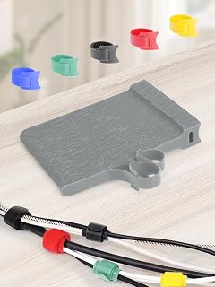 60 Pack Reusable Cable Ties, 6 Inch Cable Ties, Garden Ties, Cable Tags, Adjustable Cord Straps, Cable Organizer, Cord Winding and Cord Management