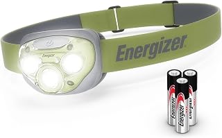 Energizer Vision HD+ 260 Lumen Head Torch, Super Bright LED, 7 Modes | Long Lasting Batteries Included, Water Resistant, Compact, Long Range, Ideal for Camping, Hiking, Running, Dog Walking & DIY.