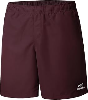 Bassdash Men's Shorts Sport Lightweight UPF 50+ Swim Trunks Men Surfers Quick Dry Swimwear for Men Summer