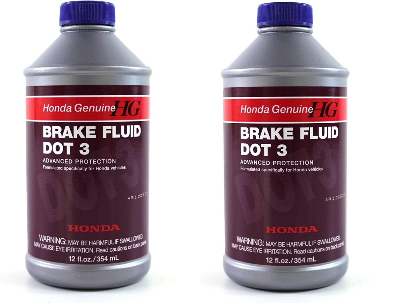 New Genuine Honda Brake Fluid Dot 3 OEM 12oz. Set (x2) 087989008