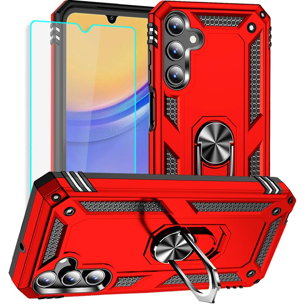 Yiakeng for Samsung Galaxy A15 5G Case: Samsung A15 5G Case with HD Screen Prote