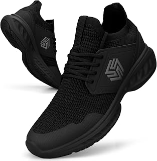 Giniros Men's Trainers Breathable Lightweight Shoes for Outdoor Use