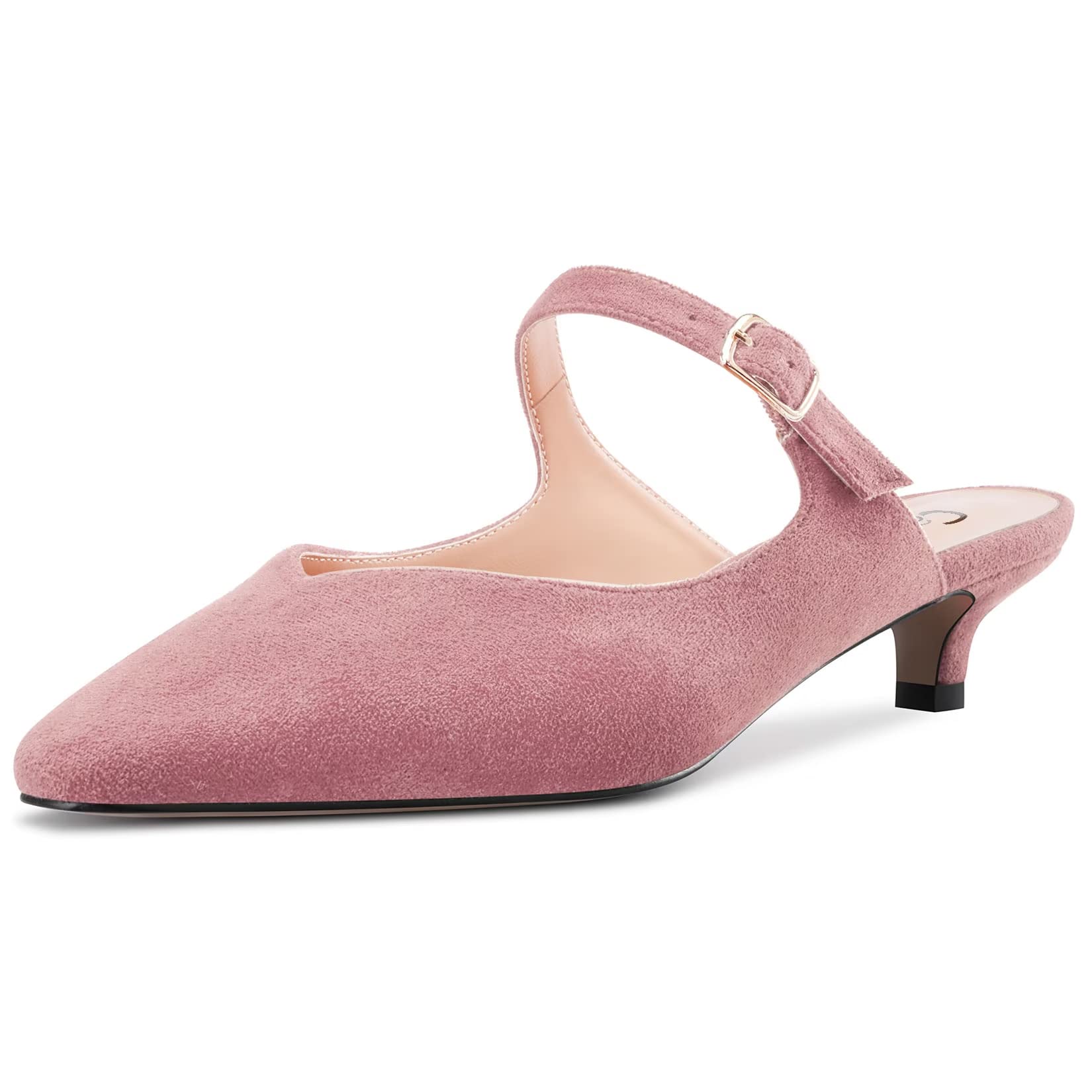 Castamere Women's Stockings Kitten Heel Square Toe Slip-On Sandals Party Classic