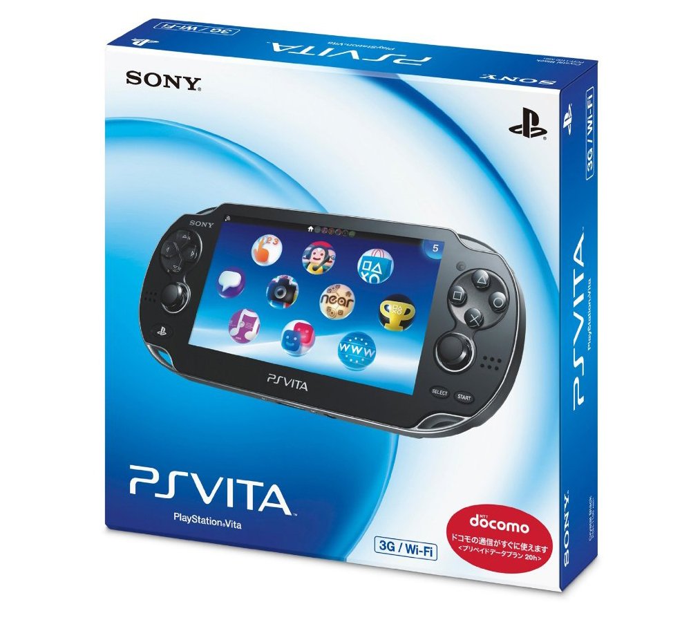 Sony PlayStation Vita 3G / Wi-Fi Model Crystal Black Limited Edition PCH-1100AB0
