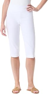 Gloria Vanderbilt Pull on Tummy Slimmer Capri Standard Pants Women
