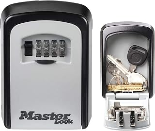 Master Lock Key Safe, 5401EURD, Wall Mounted, Medium, Strong Outdoor Weather Resistant Construction - Mounting Hardware Included