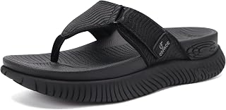 COFACE Womens Orthopedic Flip Flops Comfortable Beach Summer Sandals Size 6-12