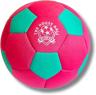 Safe Sport Gear The House Ball Le House Ball - The Original Indoor Football, Soft and Safe, Size 4 - Designed for Play at Home and in the Garden Gift Fans Ball Kids