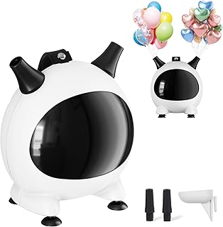 Togvu Balloons Pump Electric | Portable Balloons Inflator Air Pump with 2 Nozzles, Small Balloon Blower Machine 600W for Latex Garland Arch Foil Balloons